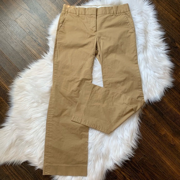 J Crew Khaki Cafe Trouser Size 6 - Picture 3 of 4